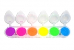 Neon Set 160 ml Brillantini 6 Colori UV