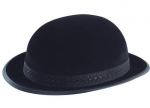 Cappello Bombetta Nero - Bifloccato