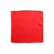 Rosso 15x15cm (Circa) Fazzoletto Seta