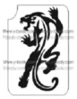 Tigre che Arrampica - Pacchetto Stencil 5 Pz - 6,5x11 cm