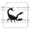 Scorpione - Pacchetto Stencil 5 pz - 5,5x6 cm