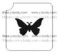 Farfalla Piccola 178 - Pacchetto Stencil 5 pz - 4x5,5 cm