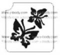 Due Farfalle - Pacchetto Stencil 5 pz - 5,5x8 cm