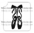 Scarpe Balletto - Pacchetto Stencil 5 pz - 4,5x7 cm