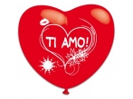 Ti Amo CUORE Rosso 60cm 24in - al Pz