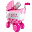 It's a Girl 3D Passeggino 107cm 42in Pallone Mylar - al pz