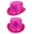 Cappello Cilindro Fuxia Super Lux - Feltro