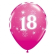 Palloncini Rotondi #18 Rosa Mirtillo 11" 28 cm Qualatex - 6 pz