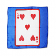 5 di Cuori - Sitta Card Silk Blu 30 x 30