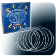 Anelli Cinesi Ø 30cm Metallo Cromato - Set 8 Pz