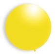 GIALLO 90cm Pallone Rotondo Pastello - al pezzo