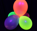 ASSORTITI FLUO 25cm 10in Palloncini Rotondi Neon - 100 pz