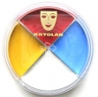 Giallo-Rosso-Blu-Bianco Scatolina 4 Spicchi - Fun Faze by Kryolan (15 g)