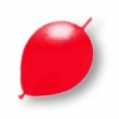 ROSSO 35cm 2 Link Palloncini Rotondi - 100 pz