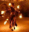 Fire Hula Hoop Gora - 5 Fuochi - 90 cm