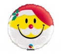 Faccia Babbo Natale Smile Foil 18in 46cm Qualatex