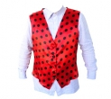 Gilet Rosso Pallini Neri - MTC