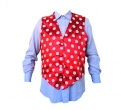 Gilet Rosso Pallini Bianchi - MTC