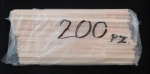 Bastoncini Legno per Zucchero Filato - 200 pz