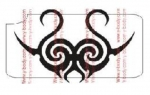 Doppia Spirale - Pacchetto Stencil 5 pz - 10x14,5 cm