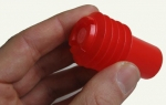 Squeaker Rosso Fisarmonica Plastica 6x3cm