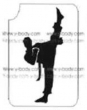 Karate - Pacchetto Stencil 10 pz - 5x11 cm
