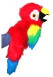 Uccello Macao dell'Amazzonia con Squeaker - 45 cm Pupazzo