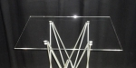 Piano Acrilico Rettangolare per Tavolino 68 x 50 cm - MTC
