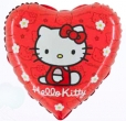 Hello Kitty Rosso Palloncino Foil Cuore 45cm 18in - al pezzo