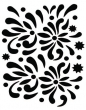 Flowerballs - Stencil Mascherina Facepainting - al pz