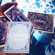Blue Cardistry Calligraphy