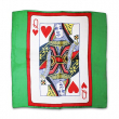 Regina di Cuori - Sitta Card Silk Verde 45 x 45