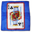 Re di Fiori - Sitta Card Silk Blu 60 x 60