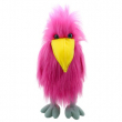 Uccello Rosa con Squeaker - Pupazzo 45 cm