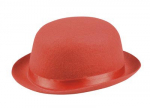 Cappello Bombetta Rosso - Feltro 2mm
