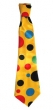 Cravatta GPC Giallo Punti Colorati Clown - MTC