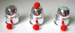Bussolotti Alluminio - Cups And Balls - 80 mm