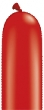 Palloncini Sculture 350 Qualatex Rosso Pieno 100 Pz