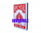 Mazzo Invisibile Jumbo Bicycle - Dorso Rosso