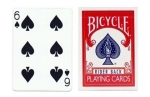 6P Dorso Rosso Carte Uguali Poker Bicycle