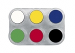 Palette 6 Colori Acqua Grimas - 6 x 2,5ml (4,4 g)