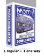 Phoenix Double Decker - 1 Dorso Blu + 1 Carta Forzatura
